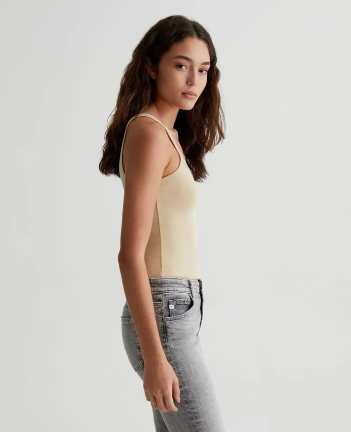 AG Jeans Wittney Tank Wheat Fields Women Tees and Tanks