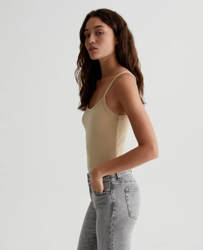 AG Jeans Wittney Tank Wheat Fields Women Tees and Tanks