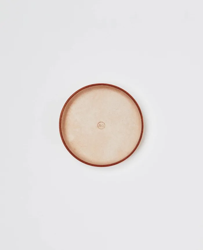 AG Leather Tray Medium Natural Tan WomenMen AG Jeans Leather Goods