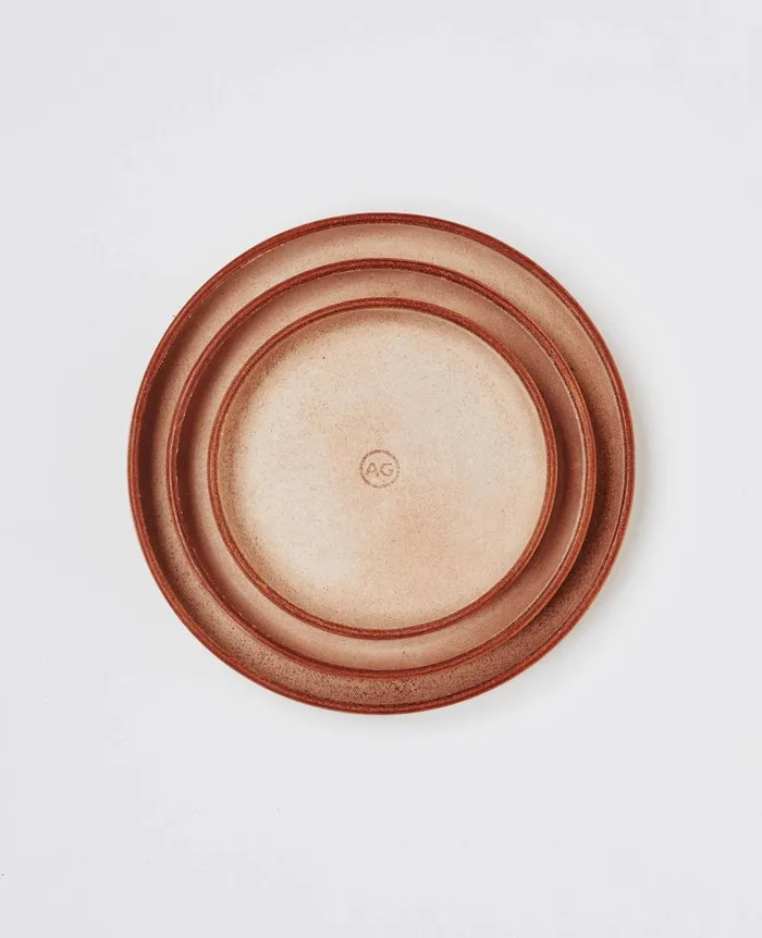AG Leather Tray Medium Natural Tan WomenMen AG Jeans Leather Goods