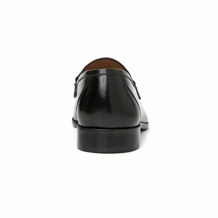 Alessio Slip On Black Bit Loafer Black Leather Men Bruno Magli Loafers and Slipons