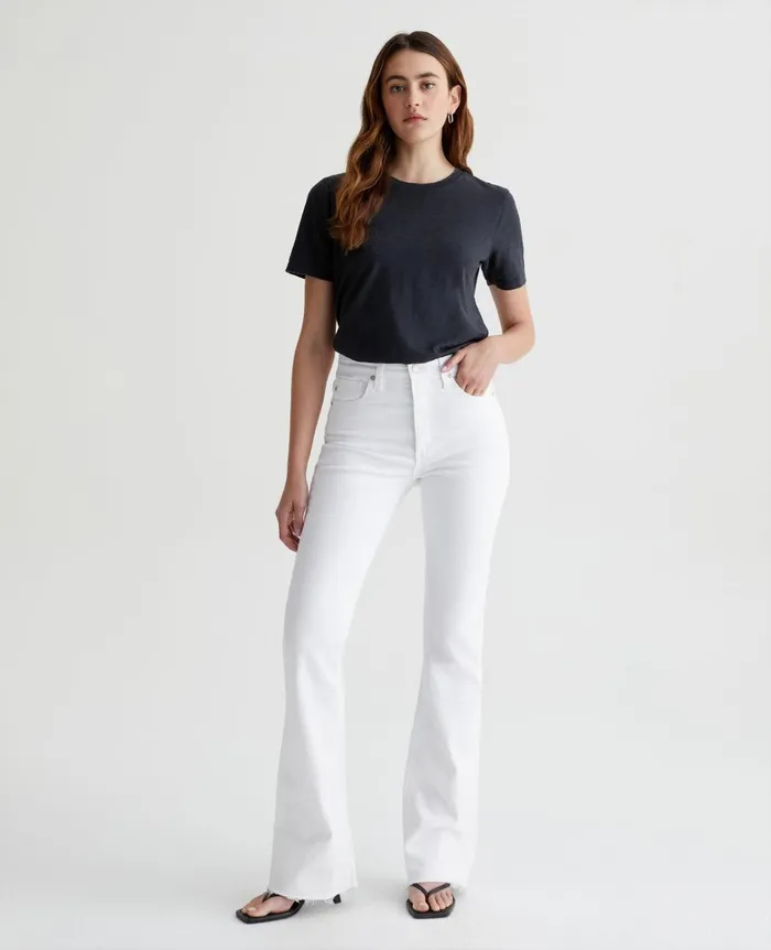 Alexxis Boot Modern White Women AG Jeans Denim