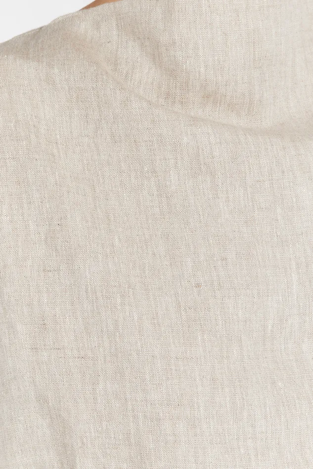 AMY NATURAL LINEN BUBBLE TOP Women DISSH Tops