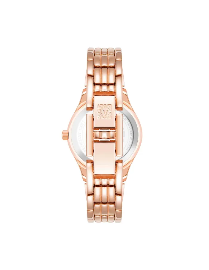 Anne Klein Classic Easy To Read Dial Watch Rose Goldtone Women Watches 038 Jewelry