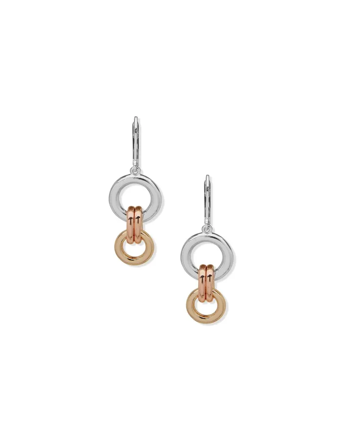 Anne Klein Double Drop Mixed Metal Pierced Earrings Mixed Metal Tone Women Watches 038 Jewelry Anne Klein Double Drop Mixed Metal Pierced Earrings Mixed Metal Tone Women Watches 038 Jewelry