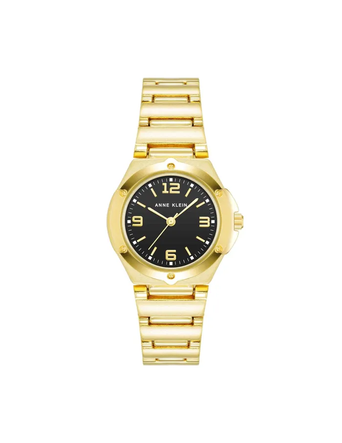 Anne Klein Everyday Metal Bracelet Watch Black Women Watches 038 Jewelry