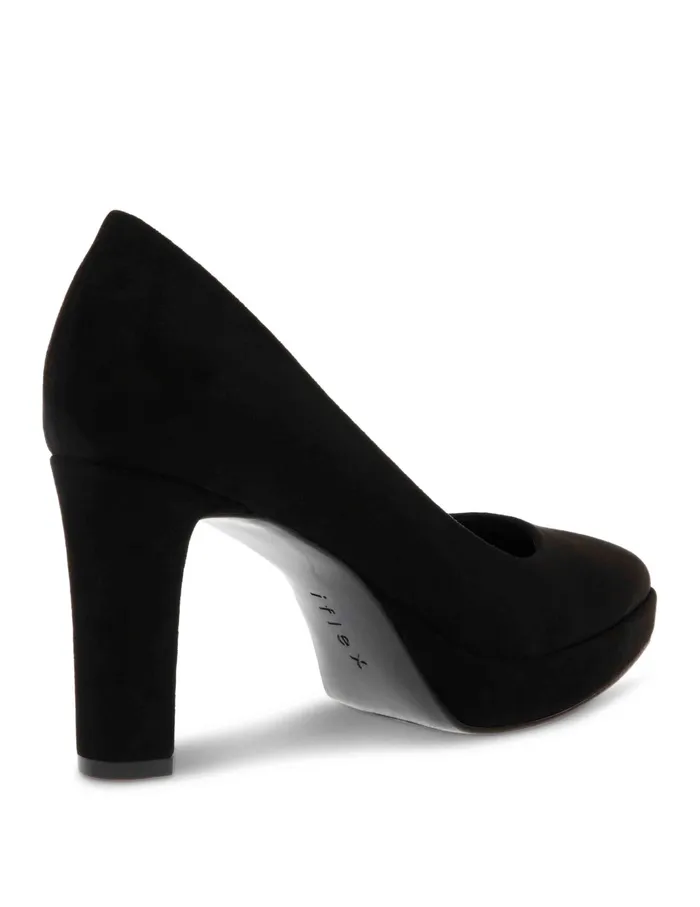 Anne Klein Jael Dress Pump Black Suede Women Shoes