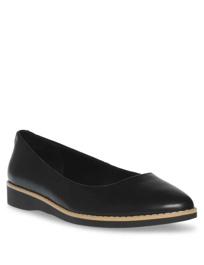 Anne Klein Scheana Flat Black Women Shoes