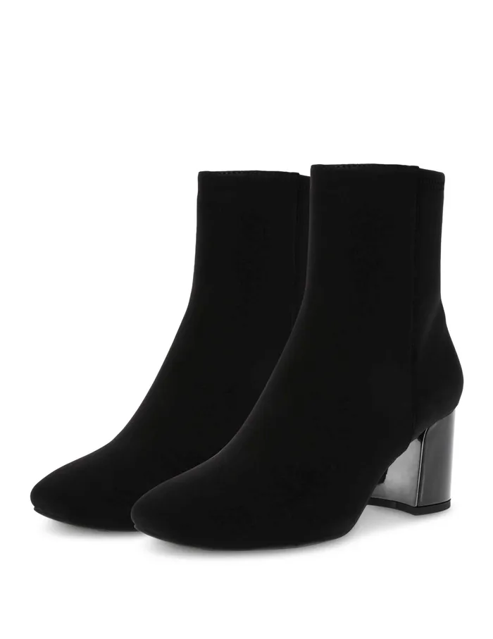 Anne Klein Tori Bootie Black Str Women Shoes