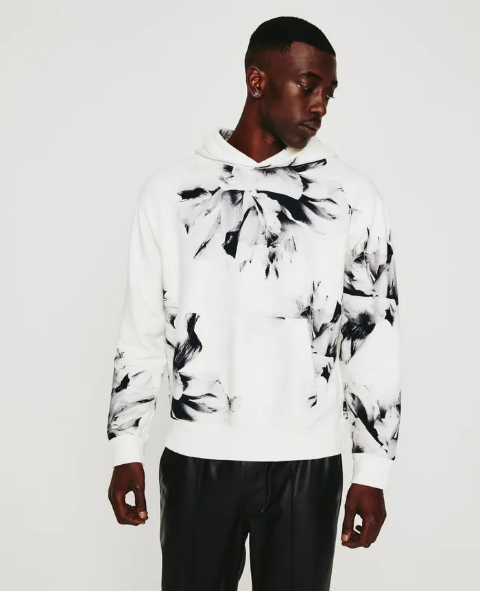 Arc Hoodie Will Garden White Multi Men AG Jeans Sweatshirts