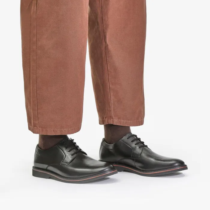 Atticus Lace Black Men Clarks Casual Dress Shoes