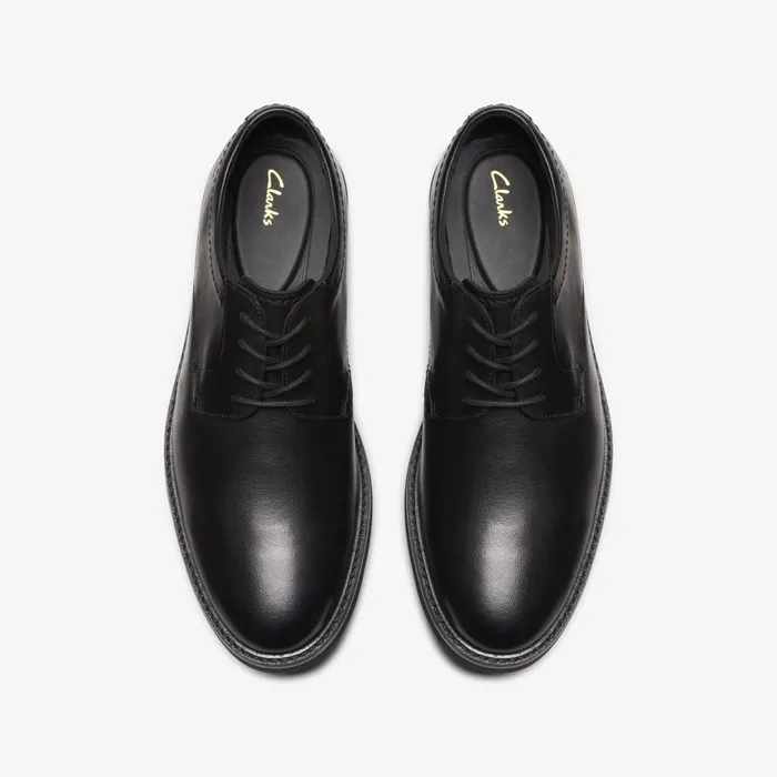 Atticus Lace Black Men Clarks Casual Dress Shoes
