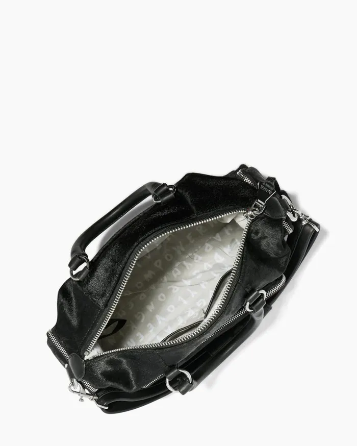 Away We Go Satchel Black Haircalf Women Aimee Kestenberg Satchels