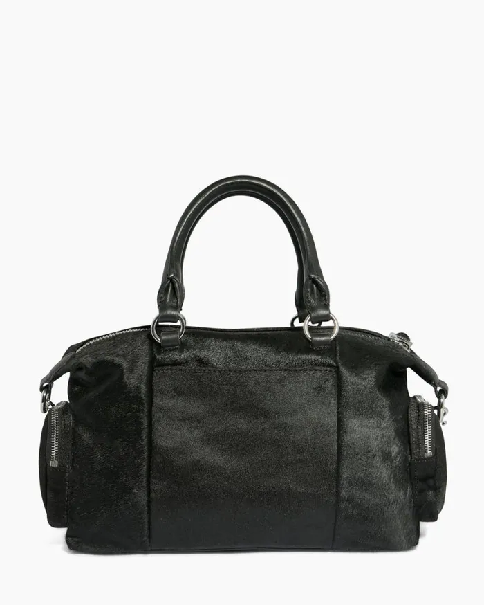 Away We Go Satchel Black Haircalf Women Aimee Kestenberg Satchels