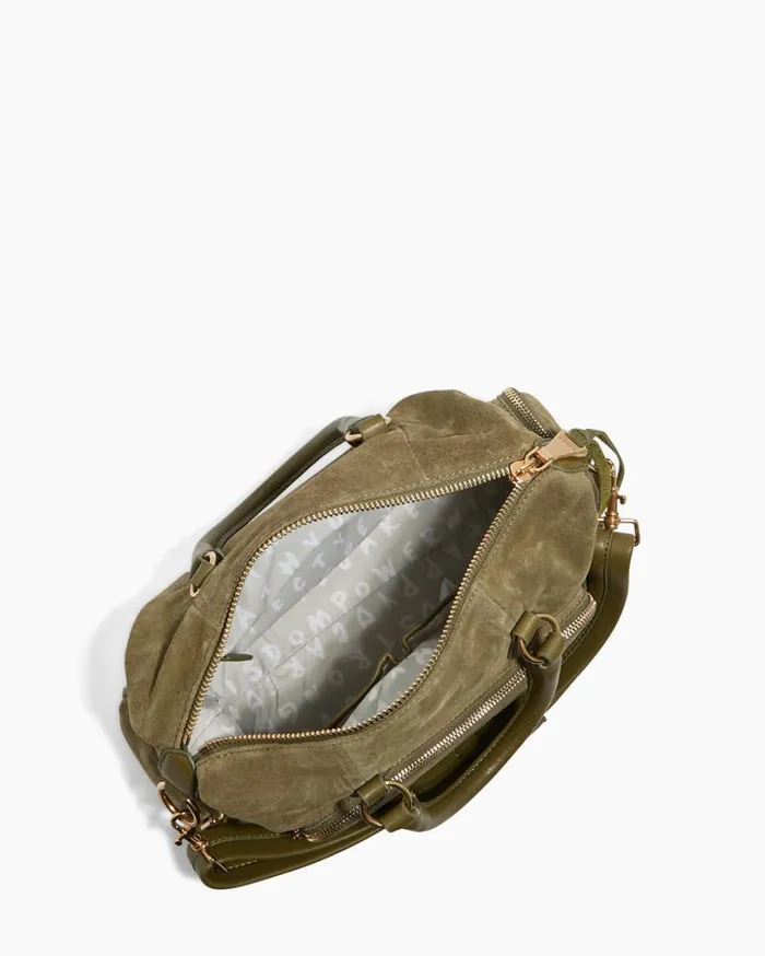 Away We Go Satchel Kelp Suede Women Aimee Kestenberg Satchels