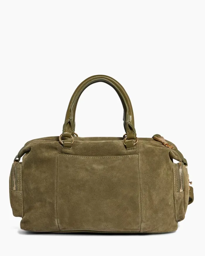 Away We Go Satchel Kelp Suede Women Aimee Kestenberg Satchels