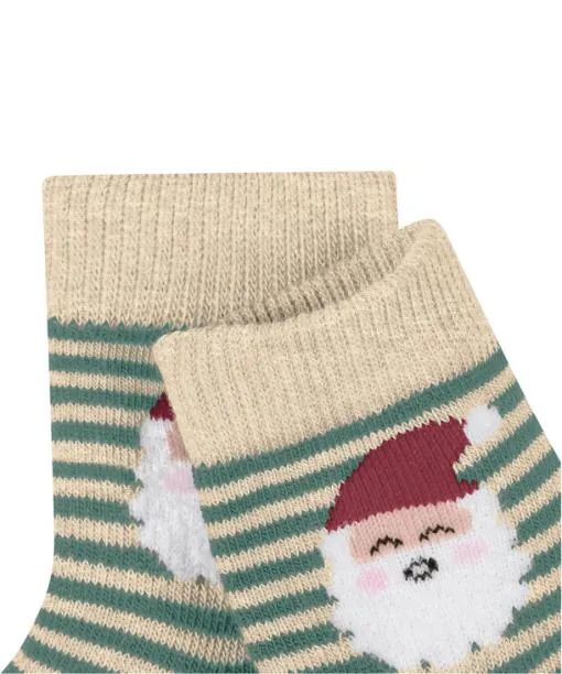 Babies and Kids Baby Santa Stripes Babies Socks Dark Jade FALKE Baby Socks