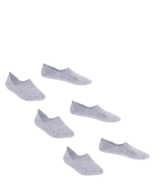 Babies and Kids Cool Kick 3Pack Kids No Show Socks Light Grey FALKE No Show Socks