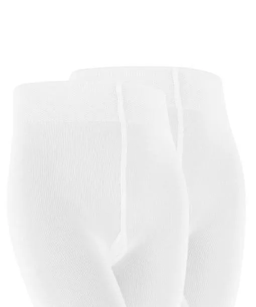 Babies and Kids Family 2Pack Kids Tights White FALKE Tights and Leggings