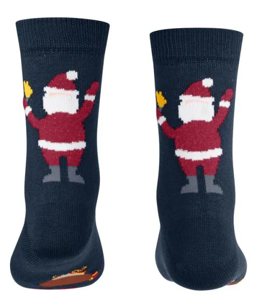 Babies and Kids Happy Santa Kids Socks Marine FALKE Socks