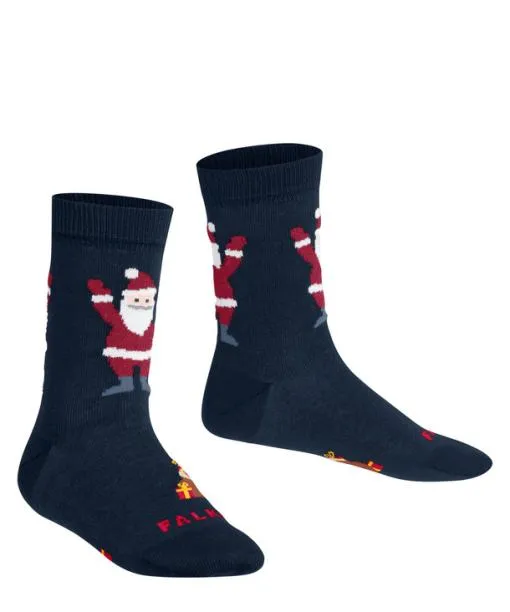 Babies and Kids Happy Santa Kids Socks Marine FALKE Socks