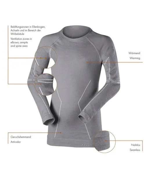 Babies and Kids Kids TShirt WoolTech Berry FALKE Base Layer