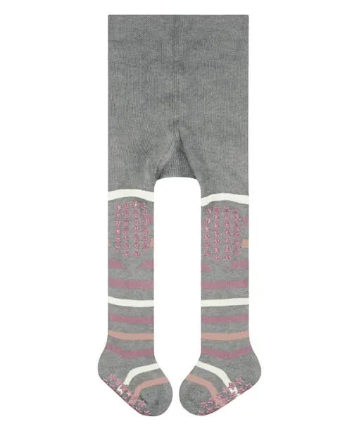 Babies and Kids Multi Stripe Babies Tights Light Grey FALKE Tights and Leggings