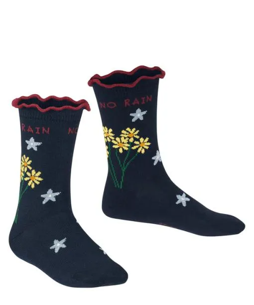 Babies and Kids No Rain No Flowers Kids Socks Marine FALKE Socks