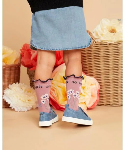 Babies and Kids No Rain No Flowers Kids Socks Marine FALKE Socks