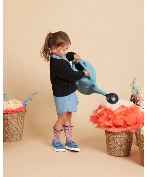 Babies and Kids No Rain No Flowers Kids Socks Marine FALKE Socks