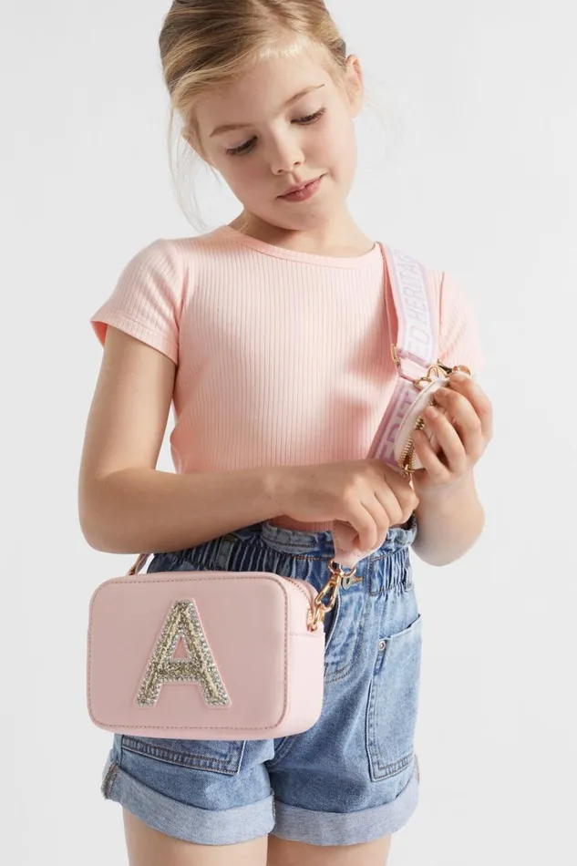 Bags Girl Seed Heritage Glitter Initial Bag A