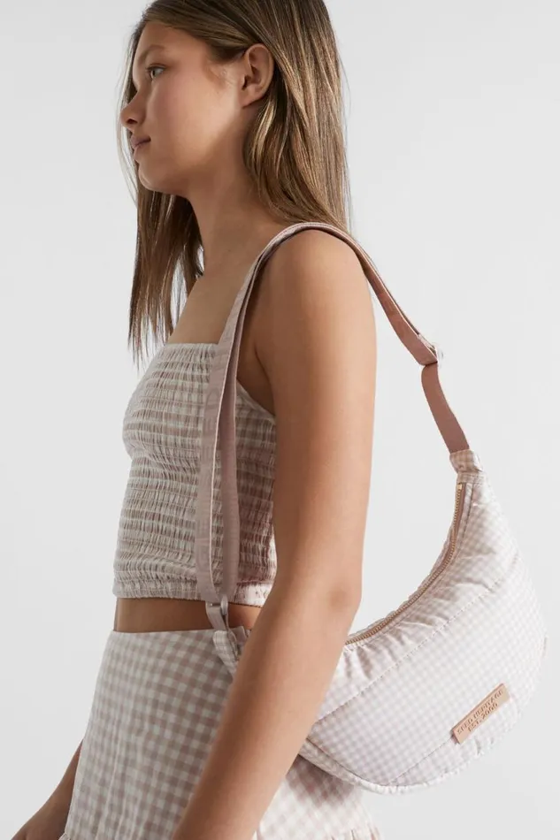 Bags Teen Girl Seed Heritage Nylon Crescent Cross Body Bag Multi