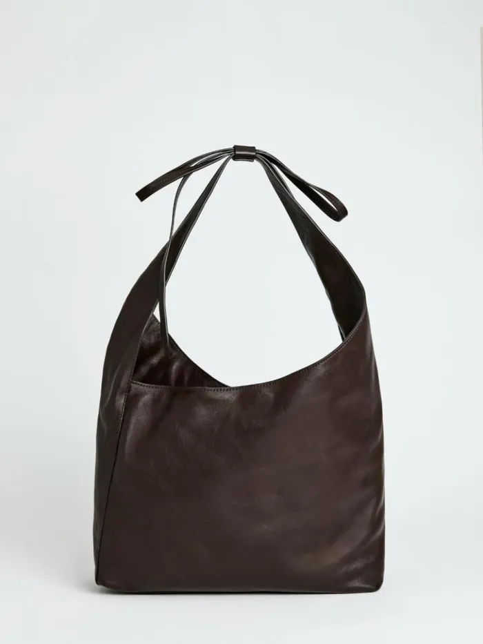 Bags The Reformation Medium Vittoria Tote Bag Tobacco Leather