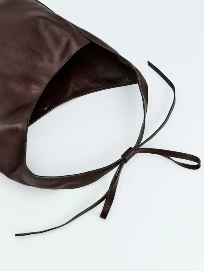 Bags The Reformation Medium Vittoria Tote Bag Tobacco Leather