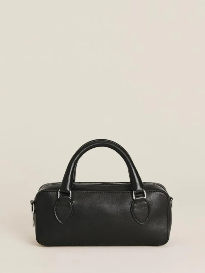 Bags The Reformation Patrizia Crossbody Bag Black Leather