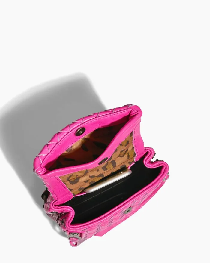 Bali Mini Backpack Hot Pink Woven Women Aimee Kestenberg Backpacks