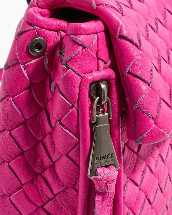 Bali Mini Backpack Hot Pink Woven Women Aimee Kestenberg Backpacks