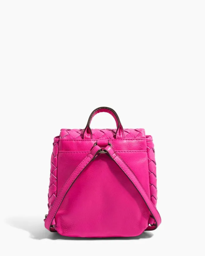 Bali Mini Backpack Hot Pink Woven Women Aimee Kestenberg Backpacks