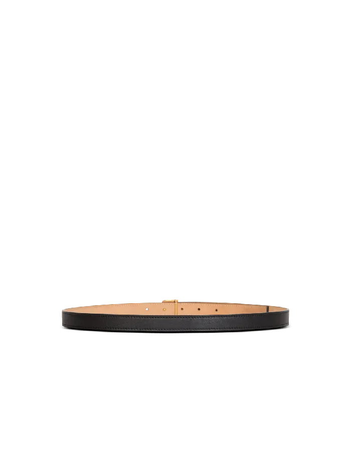 Balmain Belts Women Thin Calfskin BBelt Black