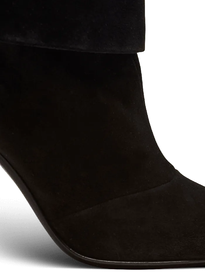 Balmain Boots Women Ariel Suede Boots Black