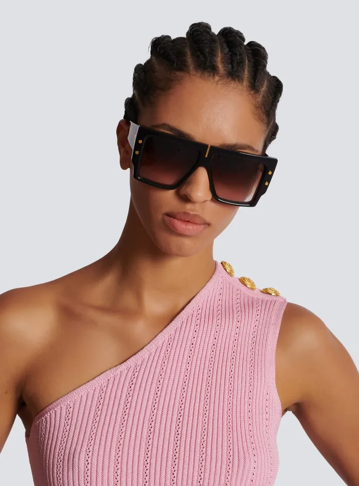 Balmain Eyewear WomenMen BGrand Sunglasses Brown