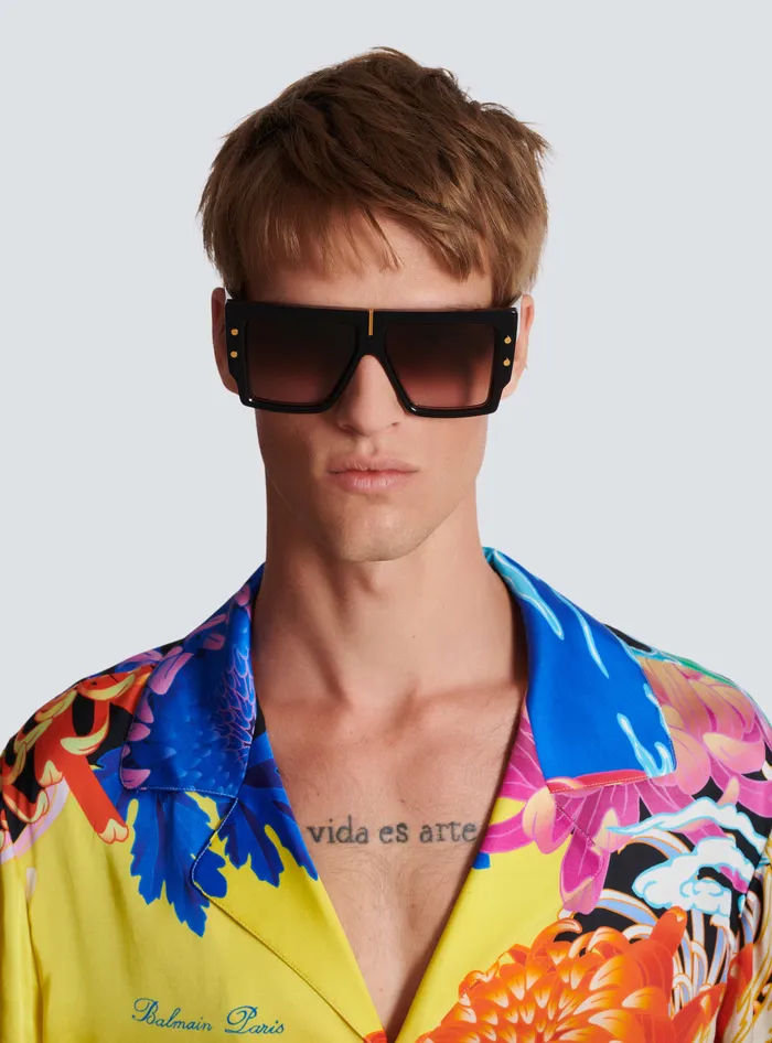 Balmain Eyewear WomenMen BGrand Sunglasses Brown