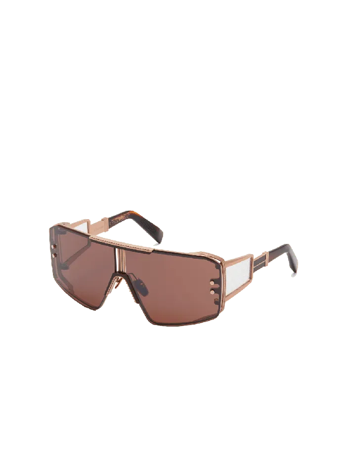 Balmain Eyewear WomenMen Le Masque Sunglasses Brown