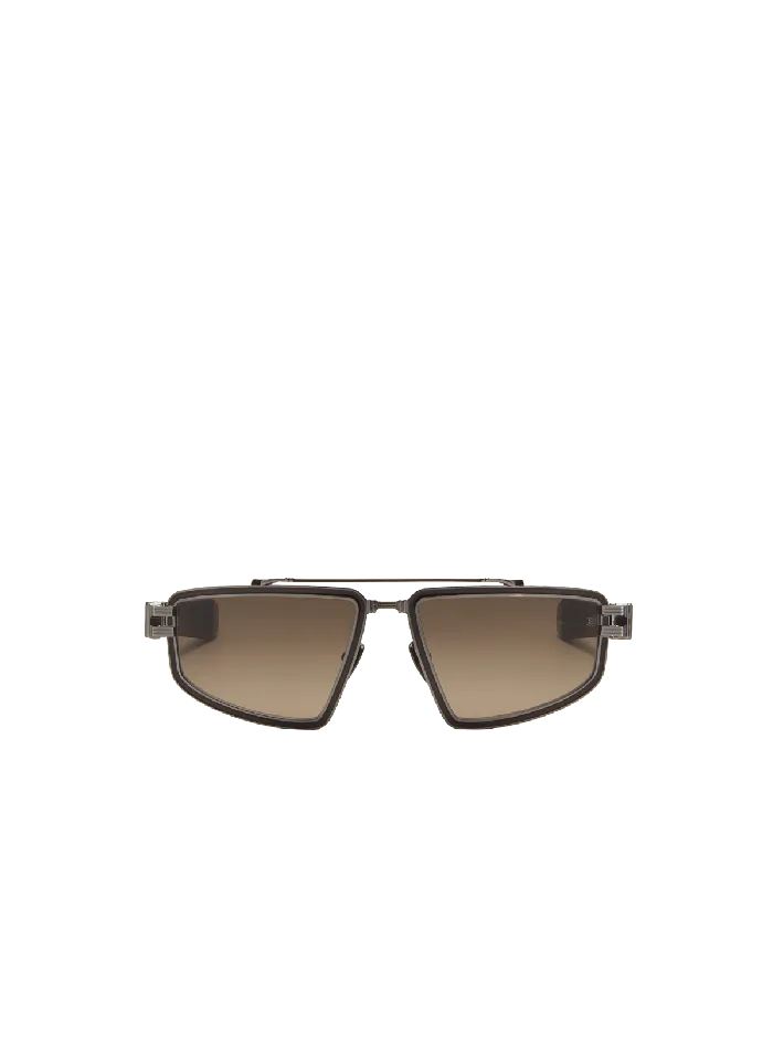 Balmain Eyewear WomenMen Titan Sunglasses Brown