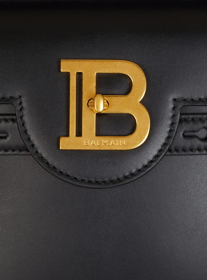 Balmain Handbags Women Smooth Leather BBuzz 23 Bag Black