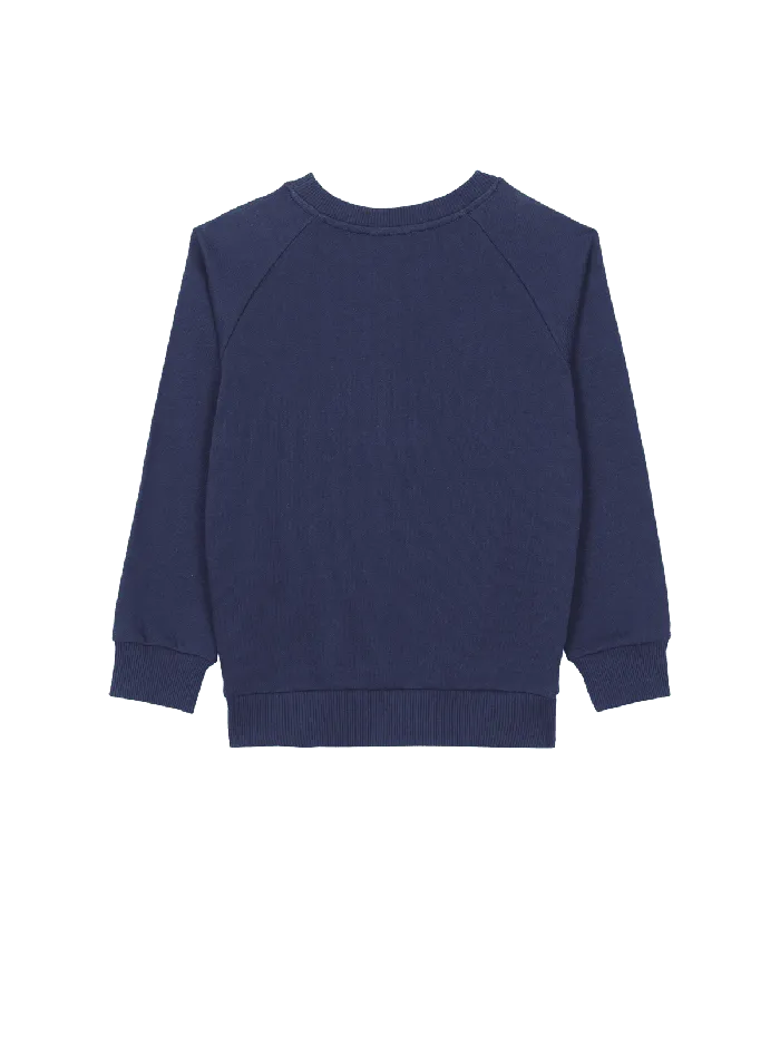 Balmain Kids Paris Sweatshirt Navy