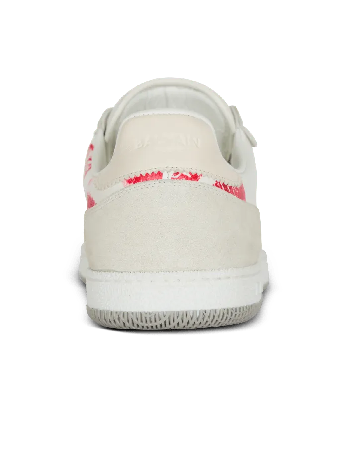 Balmain Sneakers Men Calfskin Swan Trainers White