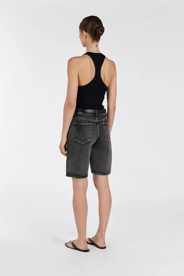 BAMBI BLACK BERMUDA DENIM SHORT Women DISSH Shorts