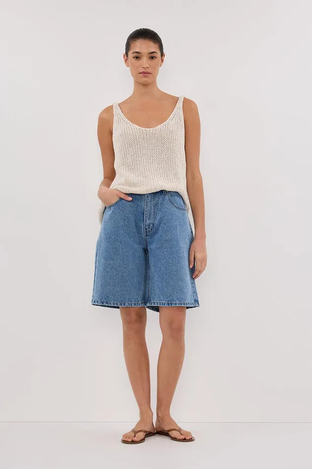 BAMBI MED BLUE BERMUDA DENIM SHORT Women DISSH Shorts