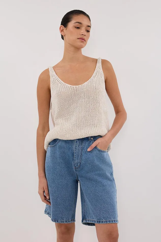 BAMBI MED BLUE BERMUDA DENIM SHORT Women DISSH Shorts